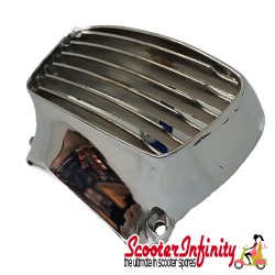 Horn Grille Chrome (aluminium, chrome plated) (Lambretta DL GP)