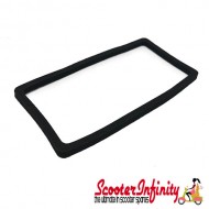 Gasket SIP Indicator Lens Front (between lens and unit) (1 pc, Left OR Right, black) (Vespa PX80-200/PE/Lusso/T5 Classic)