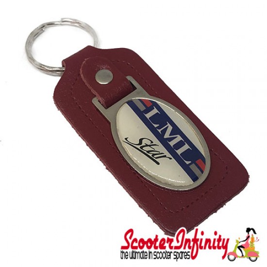 Key ring chain - LML Star (Red, Oval) Key ring chain - LML Star (Red, Oval)