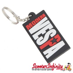 Key ring chain - Modern Vespa (Rubber, 60mm x 30mm) (Vespa Primavera, Sprint, GTS, GTV)