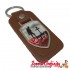 Key ring chain - Poppy Soldier Remembrance Day "Lest We Forget" (Brown)