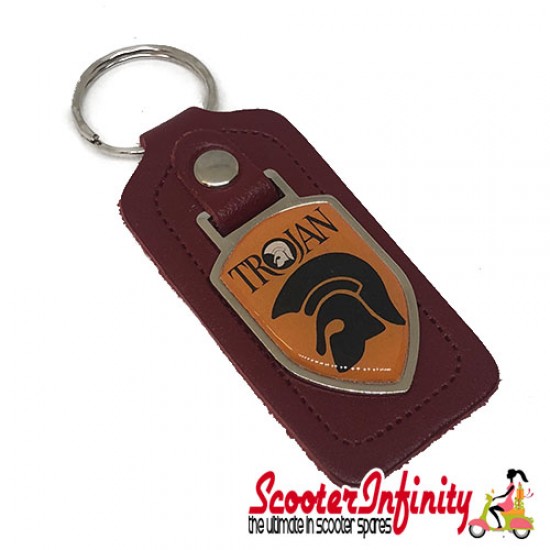 Key ring chain - Trojan Music (Red) Key ring chain - Trojan Music (Red)