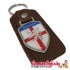 Key ring chain - Lambretta (England Emblem, Brown)