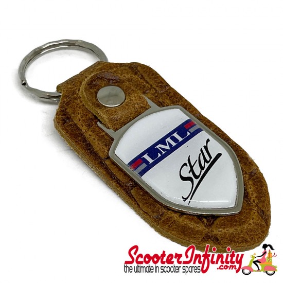 Key ring chain - LML Star (Retro Leather)