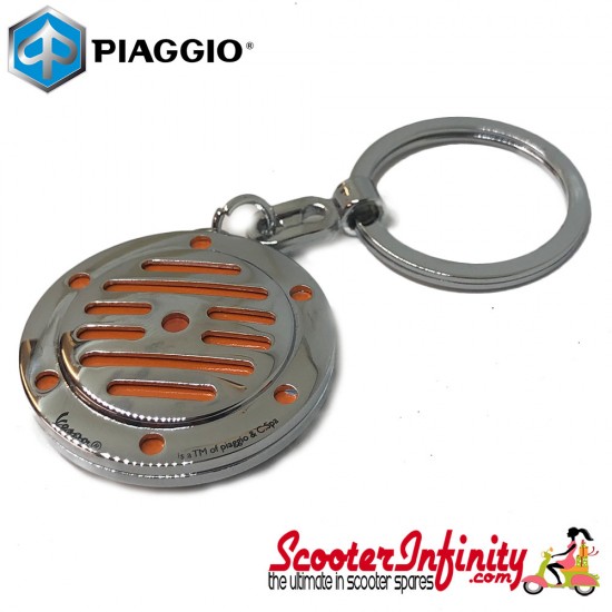 Key ring chain - Vespa (Orange, Legshield)