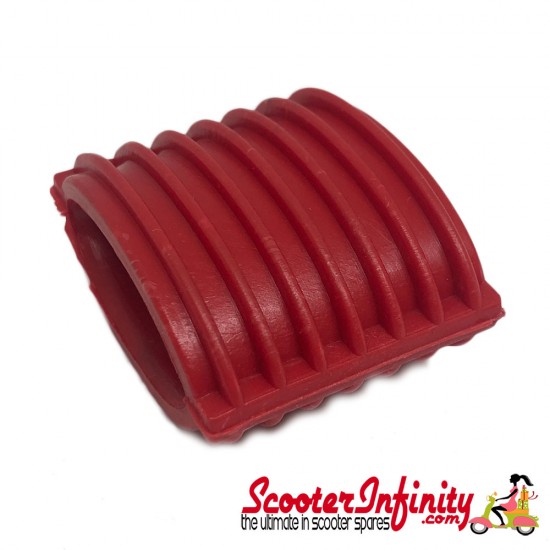 Kickstart Pedal Rubber (Red) (Vespa PX/T5 LML)