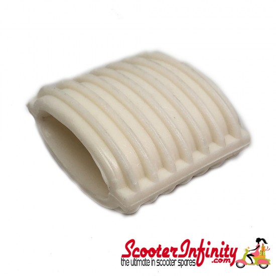 Kickstart Pedal Rubber (White) (Vespa PX/T5 LML)