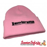 Beanie Hat Lambretta (Pink, Black Logo) Beanie Hat Lambretta (Pink, Black Logo)