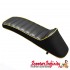 Seat Dual Race Seat (Black, Yellow Piping) (Lambretta LI, LIS, SX, TV, GP - Series 2&3)