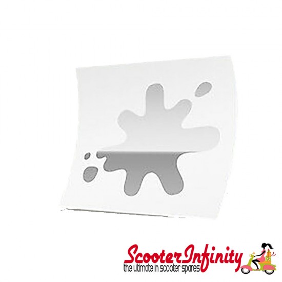 Badge Sticker GP (SPLOT) (Chrome) (Lambretta GP)