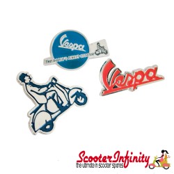 Magnet Set (Fridge Magnets) FORME VESPA FINES SCOOTER (60-65mm width per magnet) Magnet Set (Fridge Magnets) FORME VESPA FINES SCOOTER (60-65mm width per magnet)