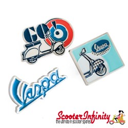 Magnet Set (Fridge Magnets) FORME GO VESPA (60-65mm width per magnet)