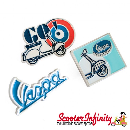 Magnet Set (Fridge Magnets) FORME GO VESPA (60-65mm width per magnet)
