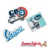 Magnet Set (Fridge Magnets) FORME GO VESPA (60-65mm width per magnet)