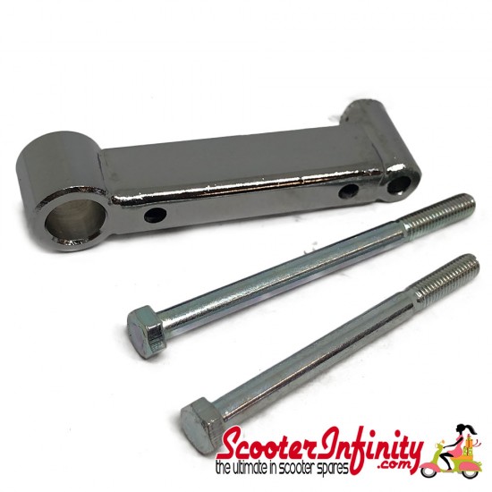 Mirror Bracket (Chrome) (Cuppini) (Lambretta)