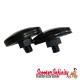 Mirror Hole Cover Handlebar Black (35mm) (PAIR) (Vespa GTS/GTS Super/GTV/GT/GT L) (UPTO 2016 models)