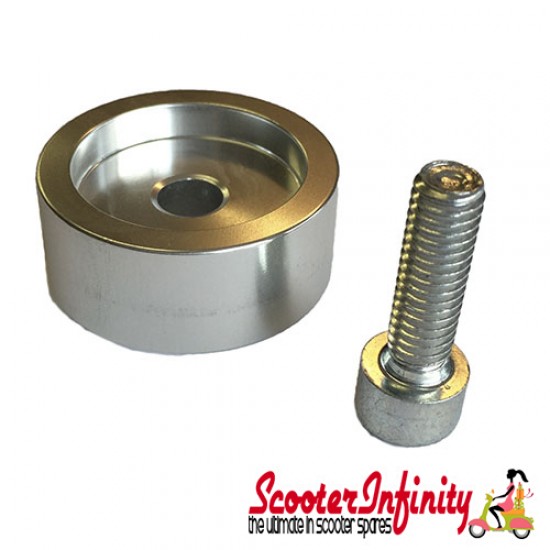 Mounting Kit for Handlebar End Mirror (1 Piece, Silv) (Vespa GTS/GTS Super/GTV/GT 60 /GT/GT L)