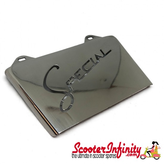 Mudflap Rear Stainless Steel SPECIAL (Lambretta LI, SX, TV, GP)