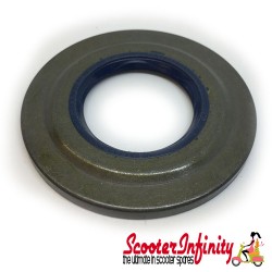 Oil Seal crankshaft clutch side CORTECO (Blue) (Vespa 180-200 Rally/PX200 /PE/Lusso/T5/Cosa 1 125-200 /Cosa 2 200)