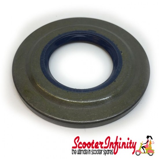 Oil Seal crankshaft clutch side CORTECO (Blue) (Vespa 180-200 Rally/PX200 /PE/Lusso/T5/Cosa 1 125-200 /Cosa 2 200)