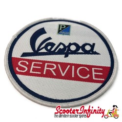 Patch Clothing Sew On - Vespa Servizio (No. 3) (80mm, 80mm)