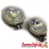 Spotlight / Spotlamp - Rainbow 4 1/2" Mod Style (PAIR) (Vespa / Lambretta)