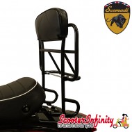 Carrier/Rack Rear BLACK with Backrest (Scomadi / Royal Alloy) (GP 125-300 / TG 125-300)