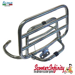Carrier/Rack Rear Chrome Vespa GTS/GTS Super/GTV (FA Italia)