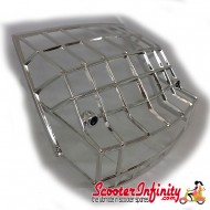 Rear Light Grill Plastic Chrome (Vespa PX Mk1) Rear Light Grill Plastic Chrome (Vespa PX Mk1)
