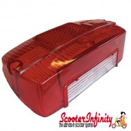 Rear Light Lens Lambretta (LI 3?/LIS/150 LI3?/LIS/SX/175 TV 3?/200 TV /SX) (For Carello Backlight Unit)