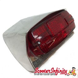 Rear Light Unit (Polished Alloy) (Lambretta LI SX TV - Series 3)