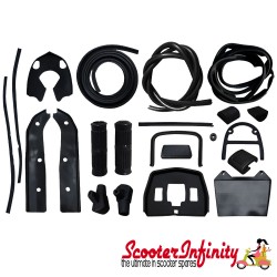 Rubber Kit Black (Lambretta LI SX GP Series 3)