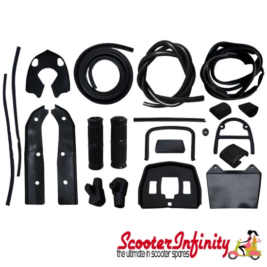 Rubber Kit Black (Lambretta LI SX GP Series 3) Rubber Kit Black (Lambretta LI SX GP Series 3)