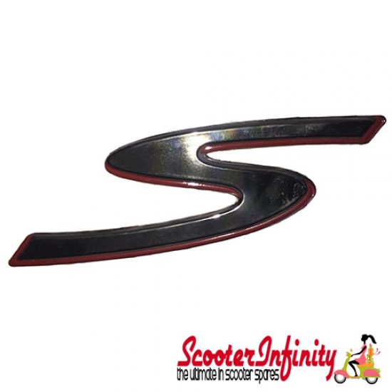 Badge "S" Legshield (Vespa GTS Super Sport)