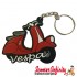 Key ring chain - Vespa Scooter Red