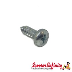 Screw Flywheel Cover, Pickup, Horn (Black - 4.8x16mm  steel, zinc plated) (Vespa PX/PE)