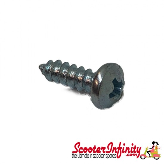 Screw 2,9x9,5 mm - grill horn cover for Vespa PX80-200E Lusso/`98 /MY - rails floor mat legshield floor for Vespa P80-150X/ PX80 -200E/Lusso 1?/P150S/P200E