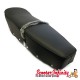 Seat PREMIUM (black, with belt) (Lambretta TV, LI, SX, TV - Series 3)