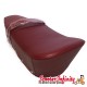 Seat PREMIUM (red, with belt) (Lambretta TV, LI, SX, TV - Series 3)