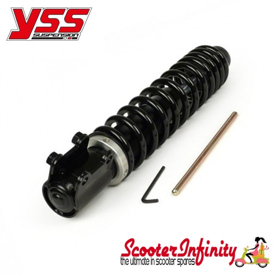 Shock Absorber Front (YSS Mono X-Pro Series) (Black) (Vespa GTS/GTS Super/GTV/GT60/GT/GT L 125 -300ccm (?03-`13/`17-))
