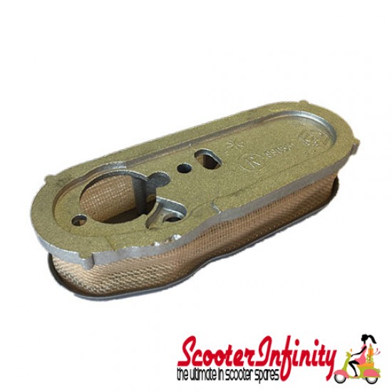 Air Filter (Genuine Piaggio) (For SI Carbs / Carburettors) (SI 24-24) (Vespa PX200, Rally 200, P200E, P80-150X PX80-150E, Cosa 125-150)