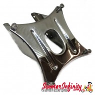 Spare Wheel Holder Rear (Stainless Steel) (Lambretta GP LI SX TV - Series 3)