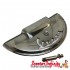 Spare Wheel Cover Half Moon VESPA Laser Cut (Stainless Steel Polished) (Vespa PX80-200 /PE/Lusso/T5)