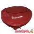 Spare Wheel Cover (Vespa Emblem, with Pouch) (Ox Blood) (Vespa)