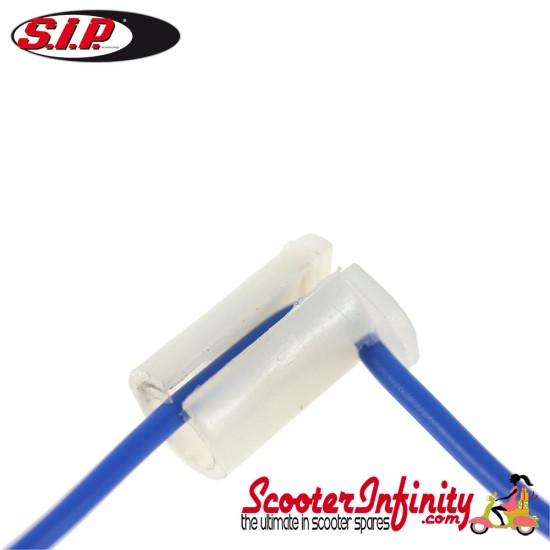 Speedo Bulb Wire & Holder Festoon SIP (Vespa  50SS/90SS/125 PV/ET3/125 GT/GT /Super/TS/150 VBA/VBB/GL /Sprint/Super/GS VS5/160 GS /180 SS/Rally)