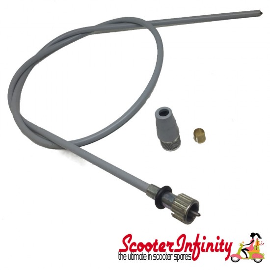 Speedo Cable (1003 mm/ 978 mm) (Vespa 125 VNB3-5T > 033016 /150 VBA/VBB1-2T > 216000) Speedo Cable (1003 mm/ 978 mm) (Vespa 125 VNB3-5T > 033016 /150 VBA/VBB1-2T > 216000)