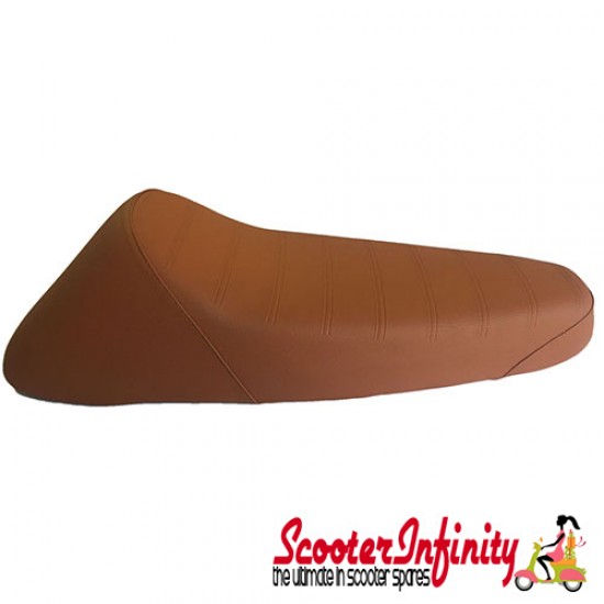 Seat Sport Corsa (Tan Brown) (Vespa P, PX, T5 Classic)