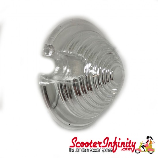 Lens Clear for Spotlight / Spotlamp - Bullet Mod Style (Vespa / Lambretta) Lens Clear for Spotlight / Spotlamp - Bullet Mod Style (Vespa / Lambretta)
