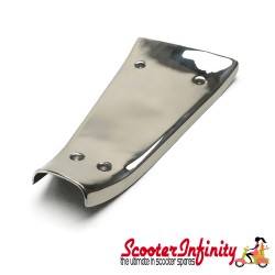 Floormat Centre Vespa (LML, PX EFL, PX Disc, T5, T5 Classic) (Stainless Steel, smooth)