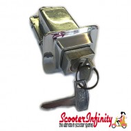 Seat Lock Vespa PXMK1 P200E PX80-200E also fits Super Corsa Ancillotti with Keys Seat Lock Vespa PXMK1 P200E PX80-200E also fits Super Corsa Ancillotti with Keys